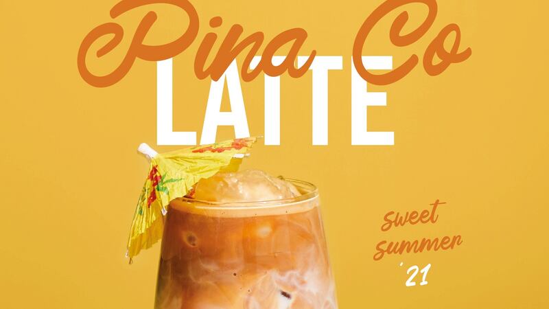 The piña colatte from Bewley’s.