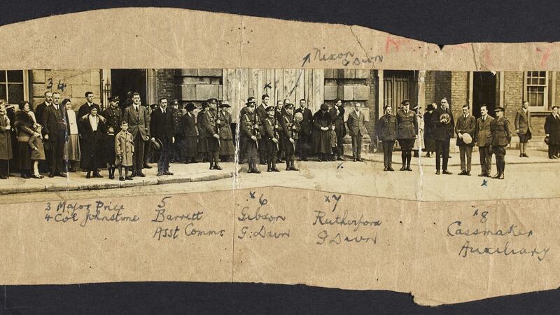 Targets of IRA intelligence in 1921. Source: national Library of Ireland