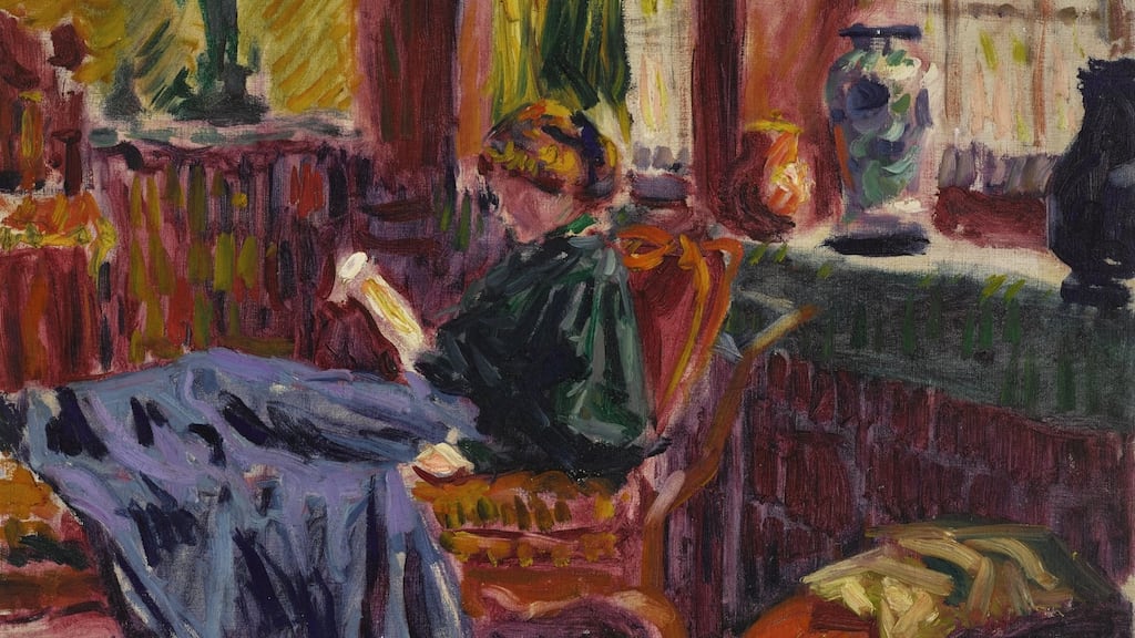 Books in art: Girl Reading by Roderic O’Connor