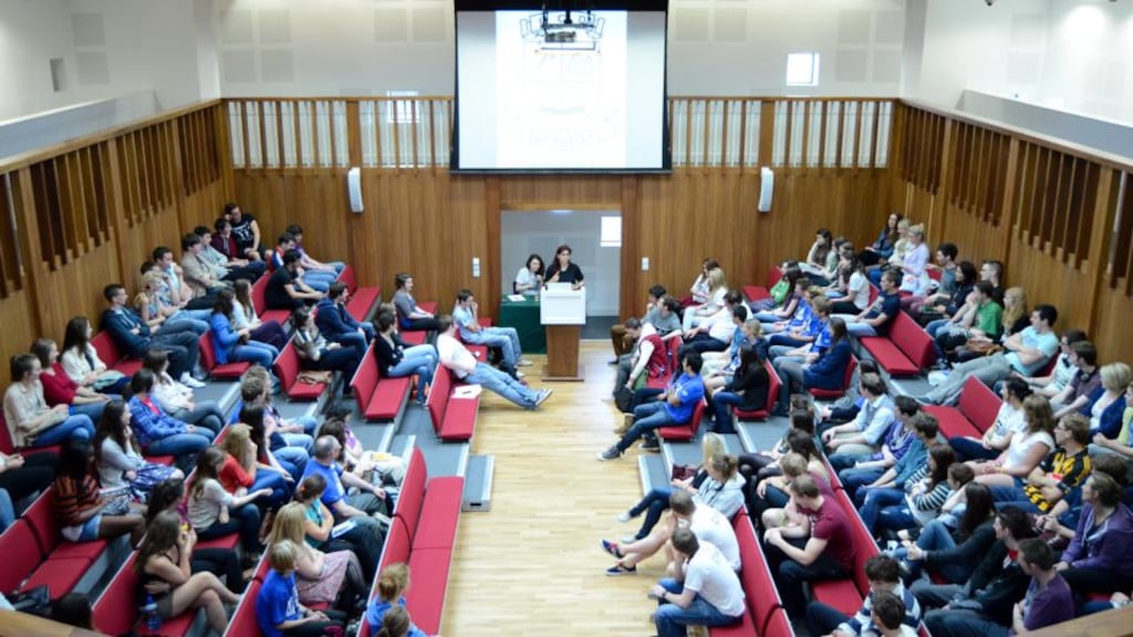 Join in: students debate at UCD – one of the many societies that welcomes first years