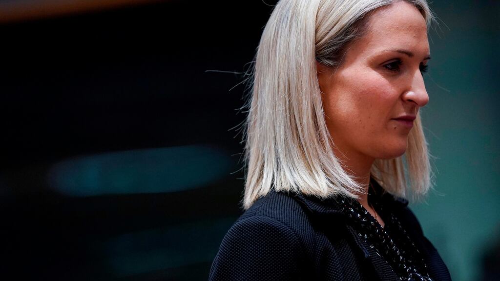 Minister of State for European Affairs Helen McEntee: protocol only comes into effect if trade talks find no other way to avoid a hard border. Photograph: Kenzo Tribouillard/AFP