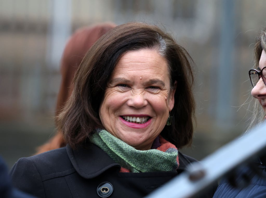 Mary Lou McDonald: in terms of the popular vote Sinn Féin came third after Fianna Fáil and Fine Gael. Photograph: Colin Keegan/Collins