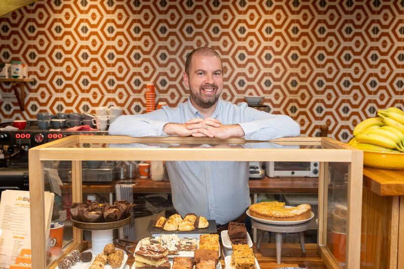 Kevin Nugent enjoys the sweet taste of success at his waffle house