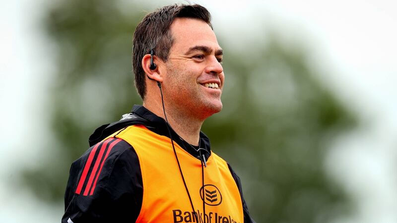 Munster head coach Johann van Graan is expecting a tough game away to the Ospreys on Saturday night. Photograph: Ryan Byrne/Inpho
