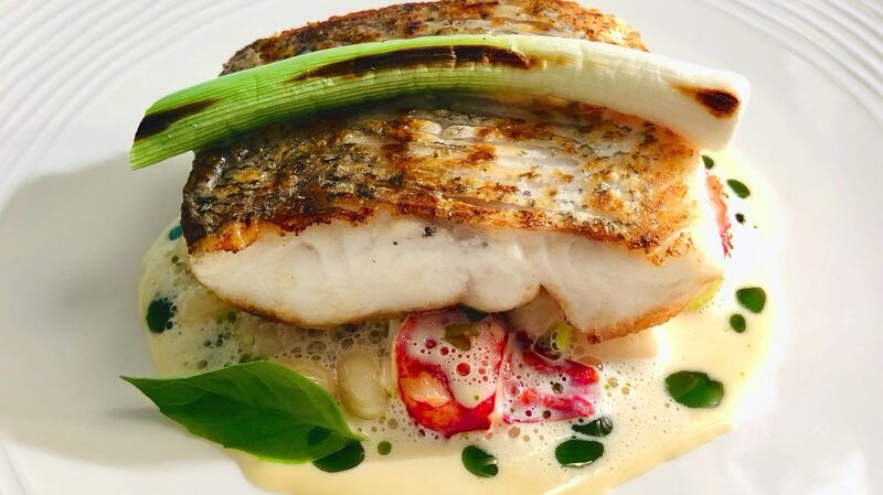 One of Aidan McGrath’s dishes at Wild Honey Inn