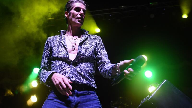 Perry Farrell performing with Jane’s Addiction in Las Vegas. His Tony Visconti-produced solo album will be out next year. Photograph: Ethan Miller/Getty Images