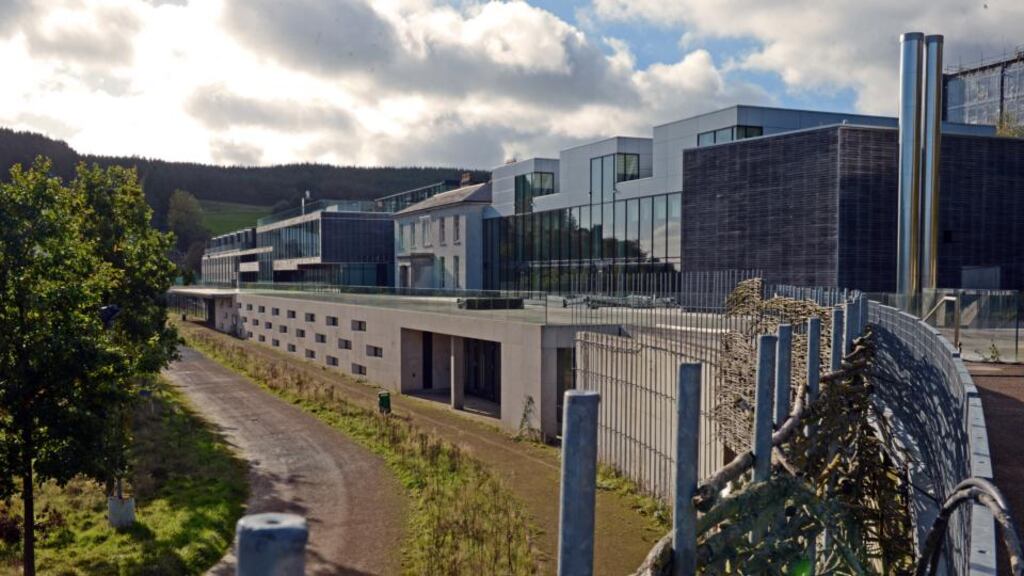 The unfinished Kilternan Hotel and Golf Resort at the foothills of Dublin mountains. photograph: eric luke