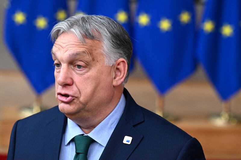 A transactional politician at his core, Viktor Orban has withheld support for EU decisions that require unanimity, as a means of winning concessions. Photograph: Ludovic Marin/AFP via Getty Images
