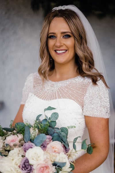 Georgina Radic on her wedding day.