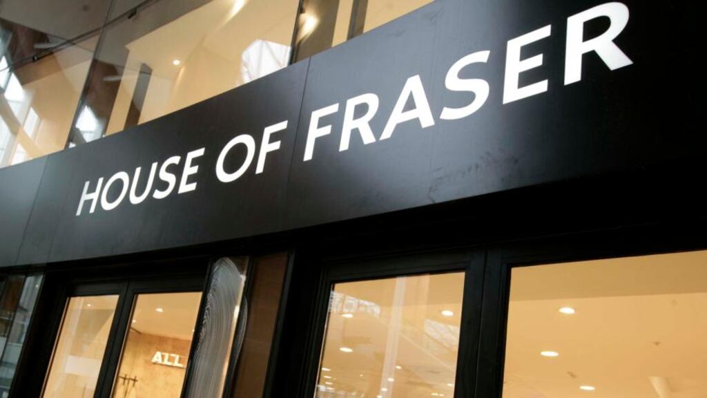 Sanpower has signed an agreement to buy 89 per cent of House of Fraser
