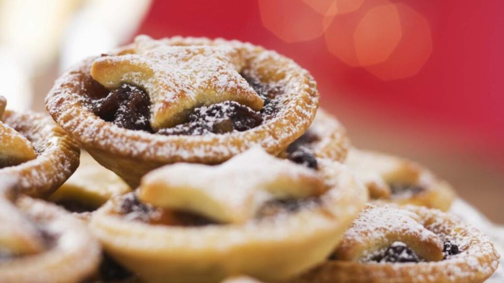 One mince pie contains 239 calories so make sure you enjoy every mouthful of it. Savour the treats you choose to eat. Photograph: Getty Images