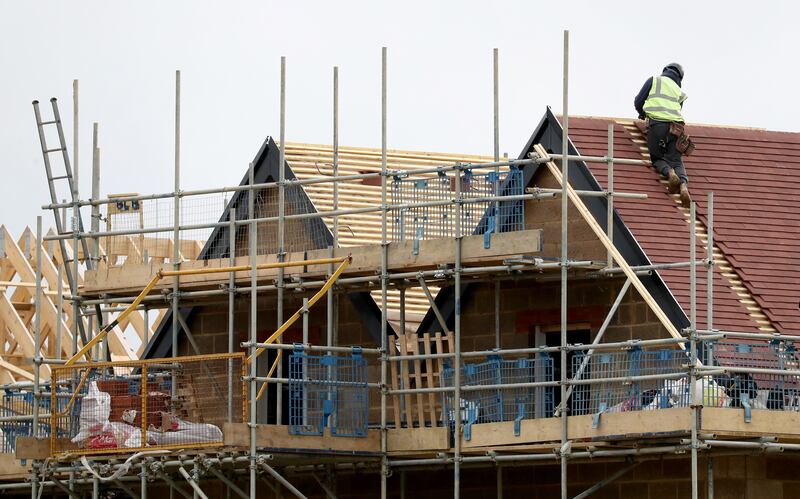House building is not being held up by a lack of government intervention. Photograph: Gareth Fuller/PA Wire