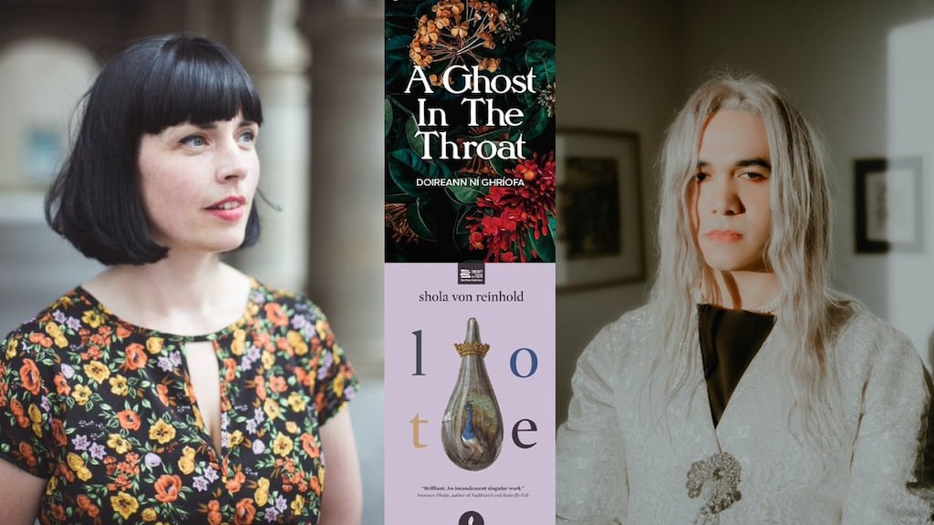 Doireann Ní Ghríofa, left, and Shola von Reinhold have won the 2021 James Tait Black Prize