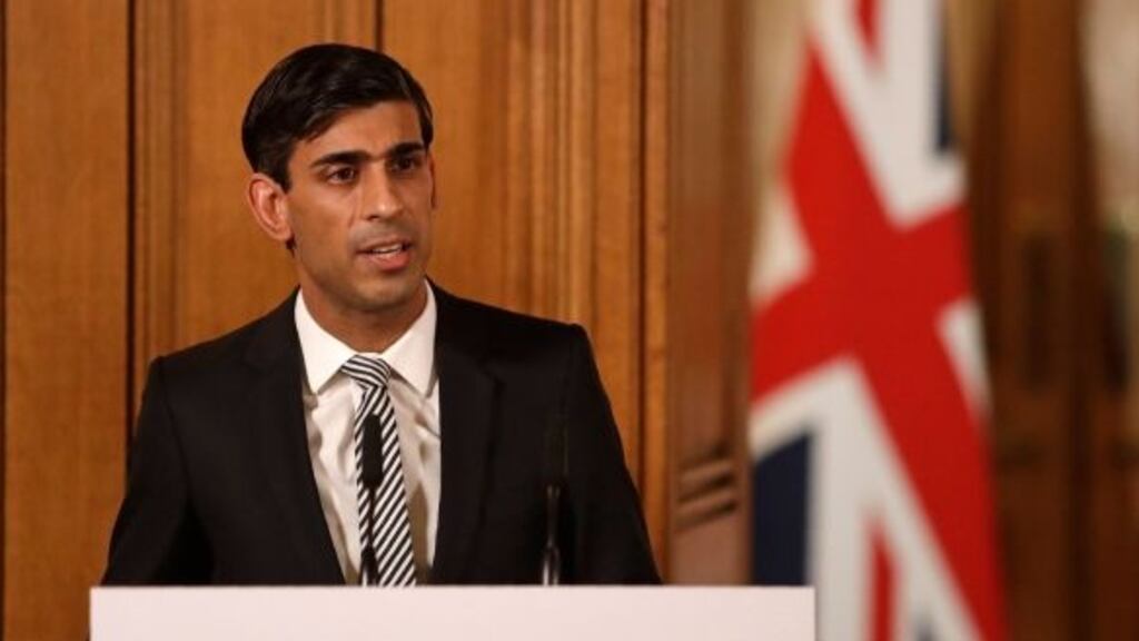 Chancellor of the exchequer Rishi Sunak