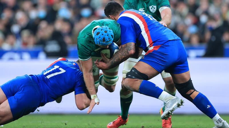 Contrary to popular belief, Beirne does not think Ireland were bullied against Fracne. Photograph: Billy Stickland/Inpho