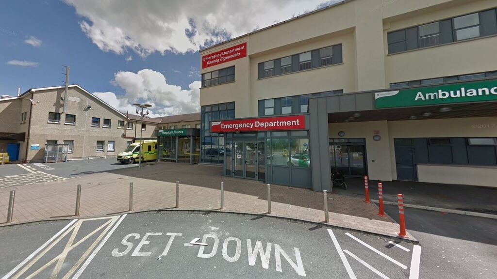 University Hospital Waterford. It said 'after engagement with the parties involved the projection of the image ceased and the vehicle involved vacated the UHW campus'