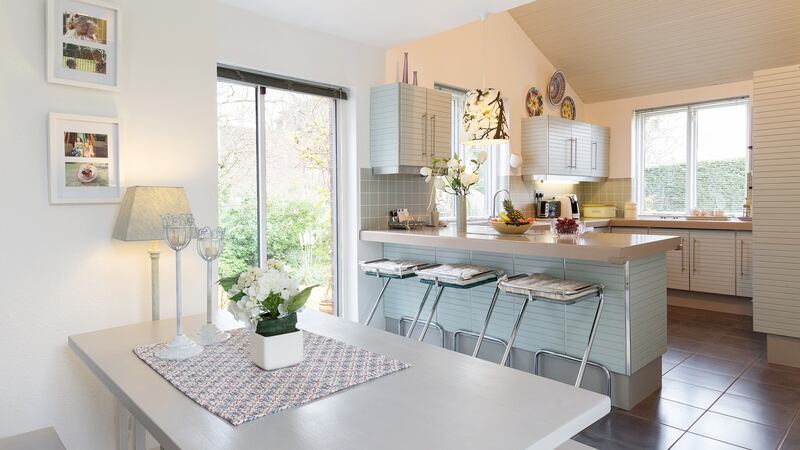 Windows and white-painted walls everywhere: Demarco, Violet Hill, Church Road, Killiney, Co Dublin