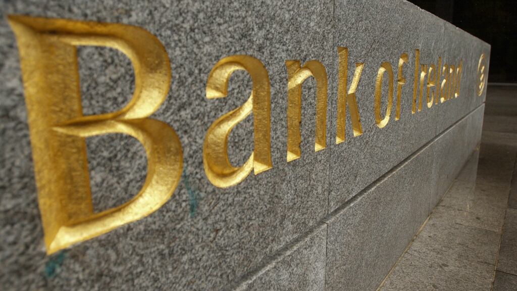 Bank of Ireland stock finished the day down 0.5 per cent at 35 cent