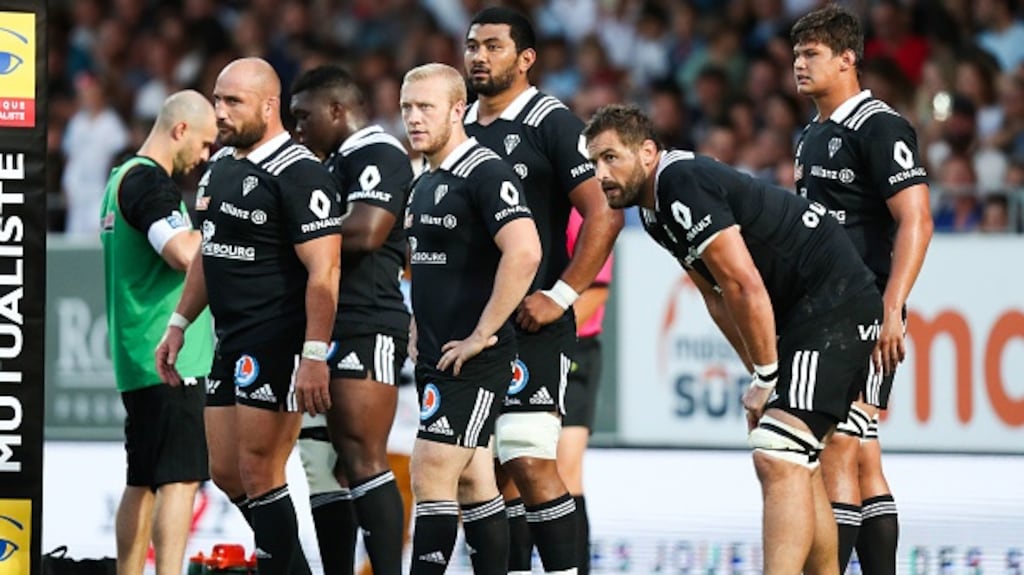 Stuart Olding in action for Brive during the French Pro D2. Photograph: Getty Images