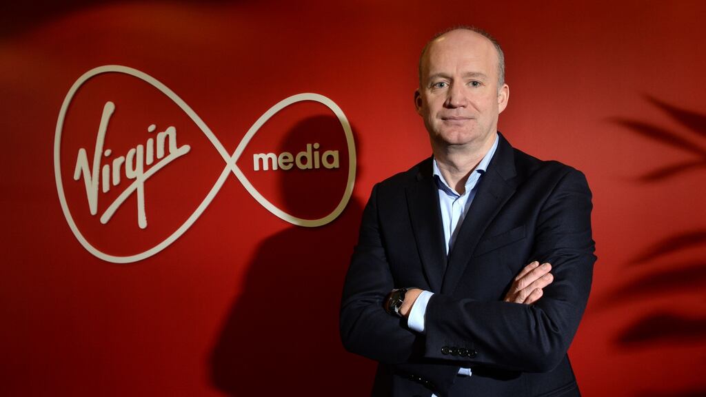 - Tony Hanway, chief executive of Virgin Media Ireland, Photograph: Dara Mac Dónaill / The Irish Times