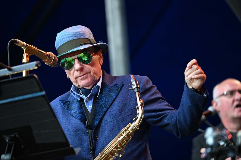 Van Morrison in The Iveagh Gardens. Photograph: Bryan Meade