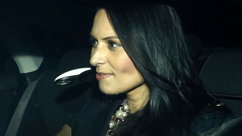Priti Patel leaves landed herself in hot water over comments about Irish food shortages. File photograph: Adrian Dennis/AFP/Getty