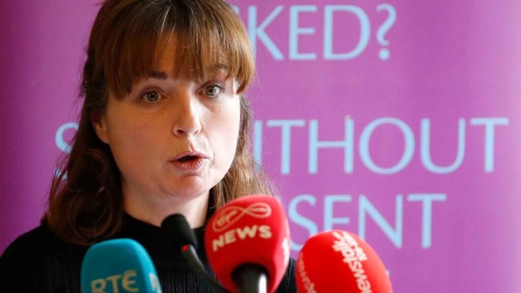 Lavinia Kerwick at the launch of the Dublin Rape Crisis Centre annual report. Photograph: Rollingnews.ie