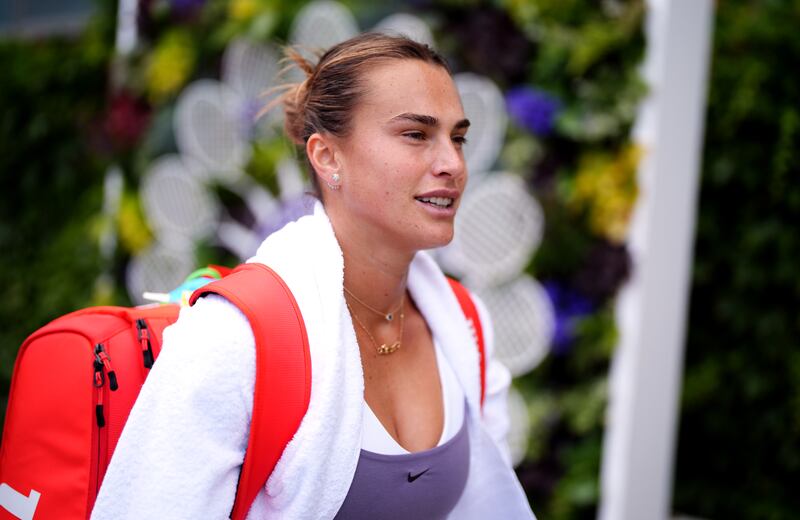 Aryna Sabalenka: has performed well in grand slams. Photograph: John Walton/PA Wire
