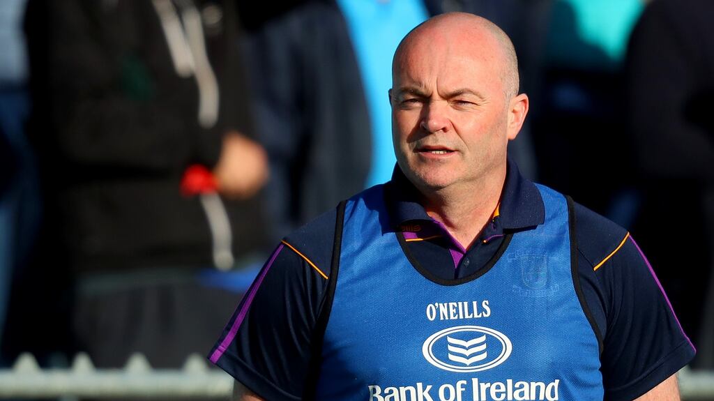 Kilmacud Crokes manager Anthony Daly  at the Dublin senior club hurling  final against  Ballyboden  at  Parnell Park. Photograph: Oisin Keniry/Inpho