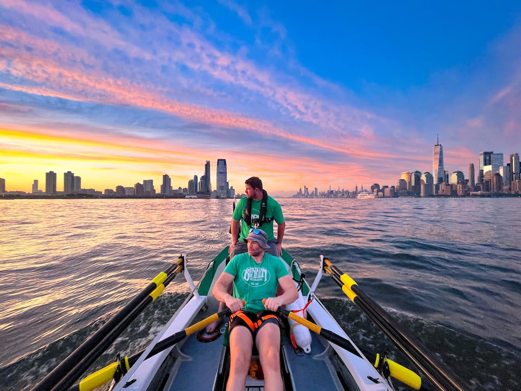Damian Browne and Fergus Farrell in Man vs Ocean on RTÉ