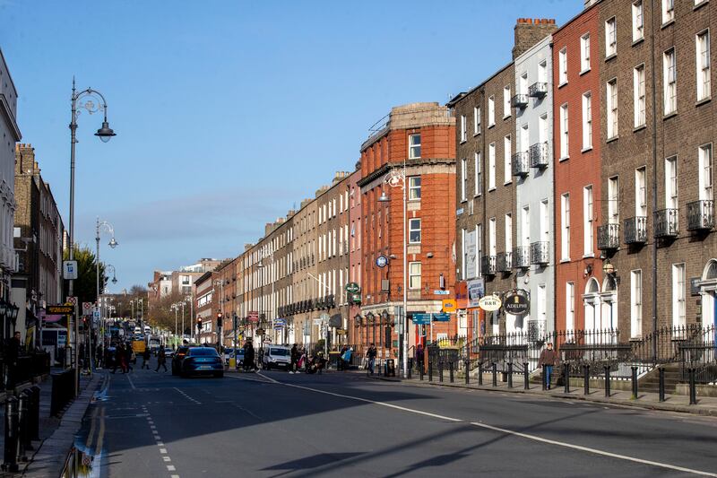 Rachel and Katie are still in school in Tallaght, which involves a very long rush hour commute from the hub in Gardiner Street. Photograph: Tom Honan