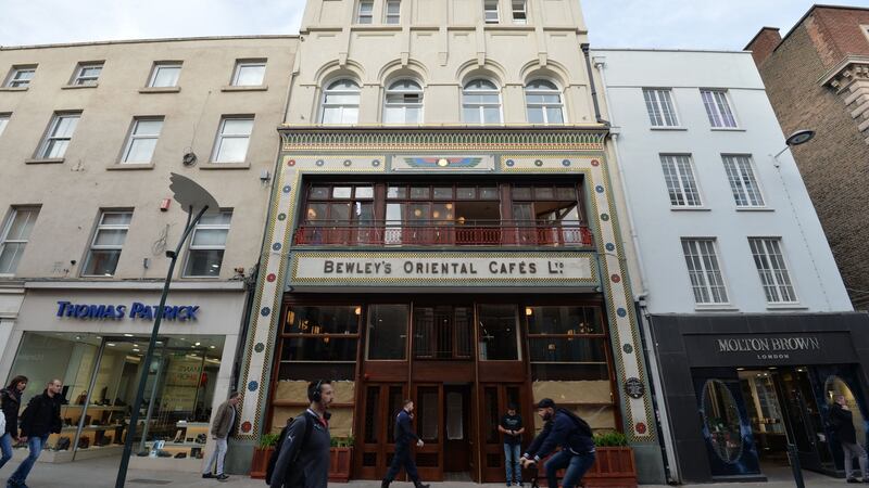 Bewley’s Cafe on Grafton Street: no soy gingerbread lattes, alas. Photograph: Alan Betson