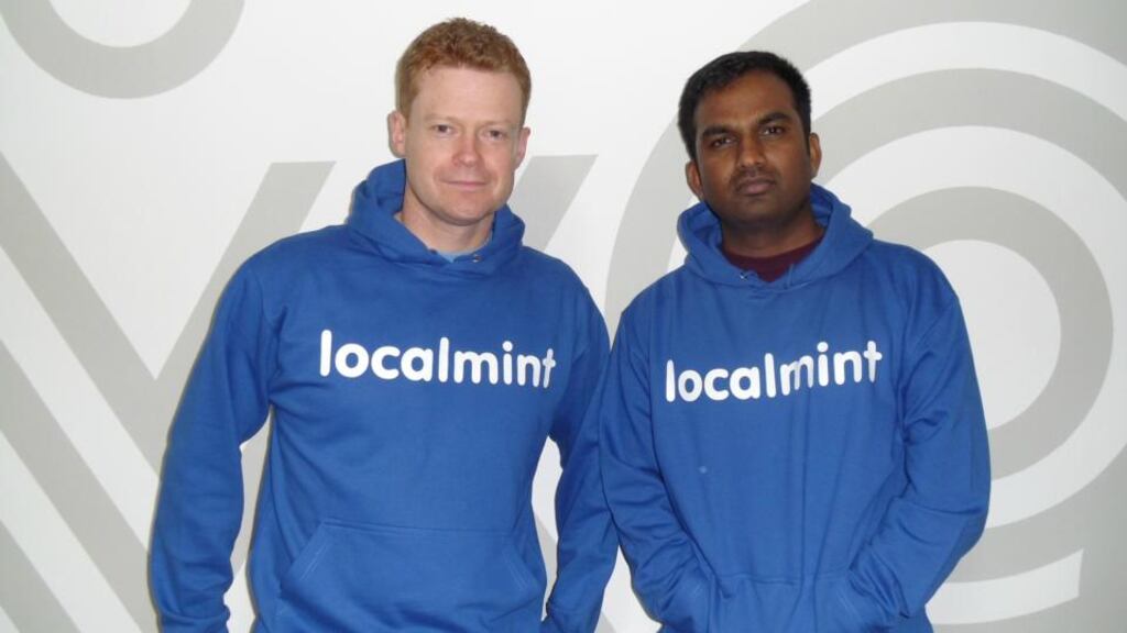 Oisin Ryan and Ranga Vadhineni of Localmint