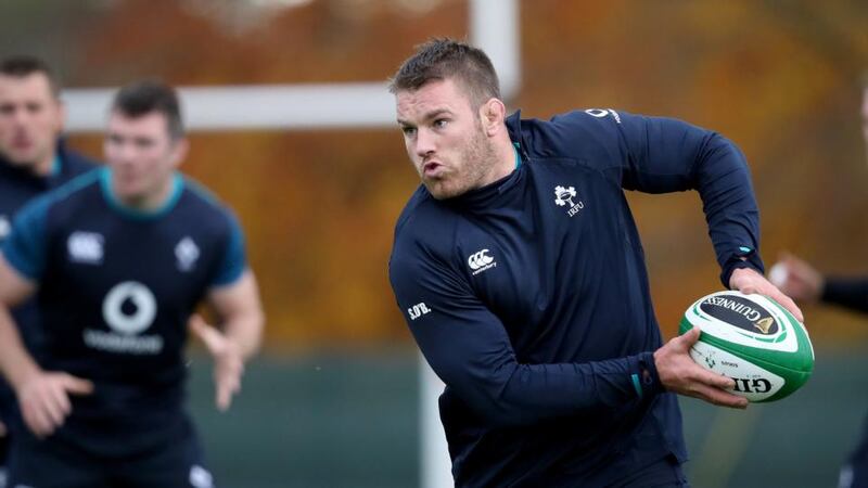 Ireland’s Seán O’Brien will make his first start in nearly a year when he lines out against Argentina at the Aviva Stadium on Saturday. Photograph: Dan Sheridan/Inpho