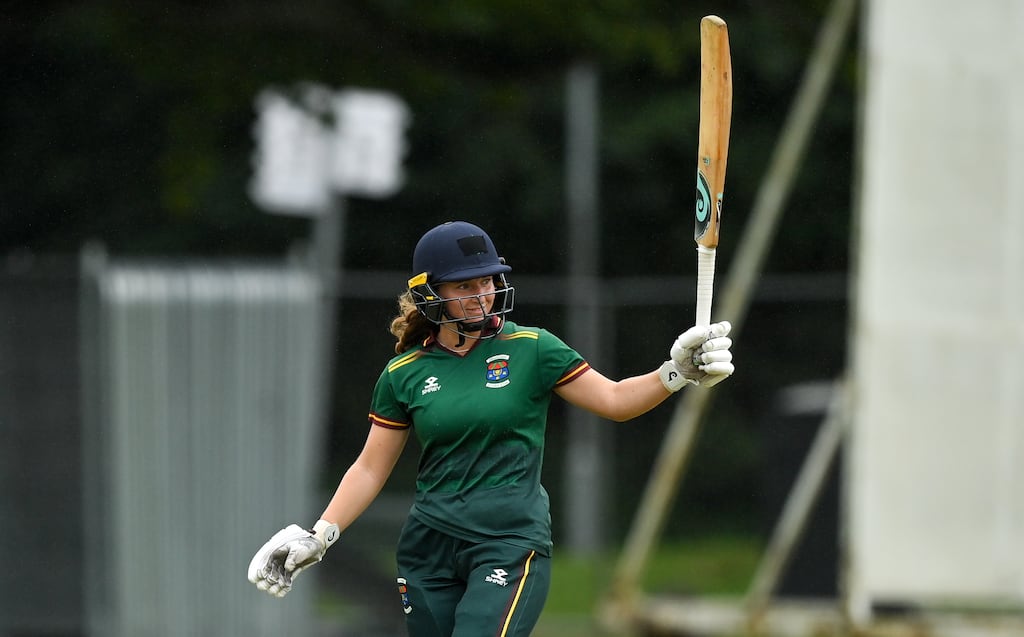 Leah Paul: helped put her side in a strong position in the second ODI against Scotland in Almeria, forging a second-wicket partnership of 70 with Amy Hunter. Photograph: Seb Daly/Sportsfile