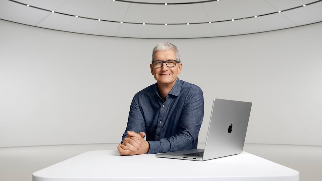 Apple chief executive Tim Cook. He said supply chain impacts would affect the company’s performance during the current quarter. Photograph: EPA/APPLE/HANDOUT