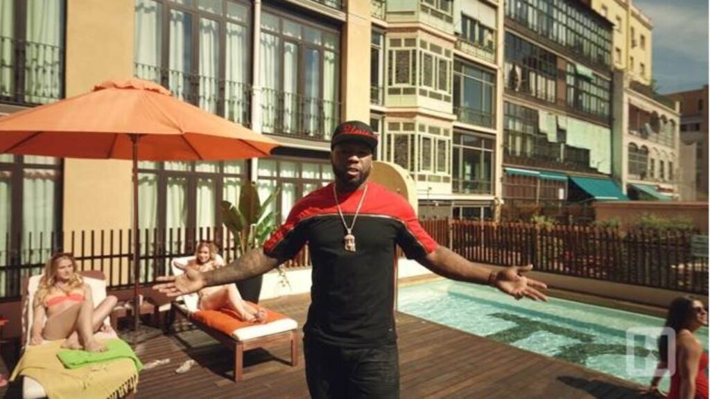 50 Cent: teamed up with Irish-based Hostelworld to show the world what it is like to stay in a hostel.