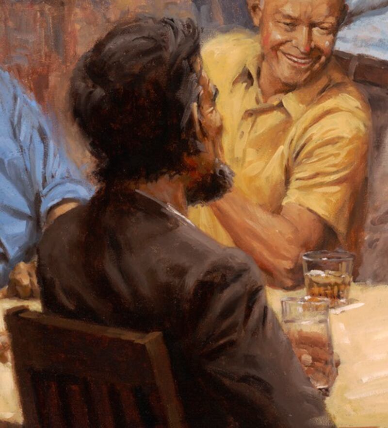 Abraham Lincoln in Andy Thomas’s painting