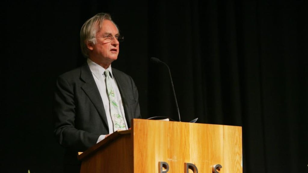 ‘The New Atheists – Sam Harris, Richard Dawkins (above) and Christopher Hitchens – have become immensely popular in the last decade through a series of blistering attacks on religion.’ Photograph: Bryan O’Brien/The Irish Times