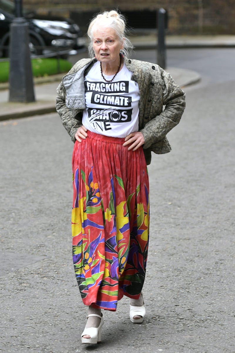Vivienne Westwood in 2018. Photograph: Dominic Lipinski/PA