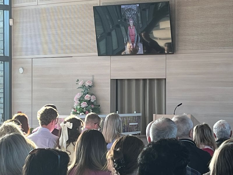 A celebration of the life of Mary ‘May’ McGee took place at Dardistown Crematorium in Co Dublin on Saturday