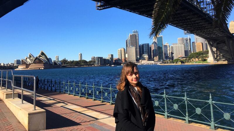 Anne Casey wrote the voiceover for the Stitched Up exhibition.