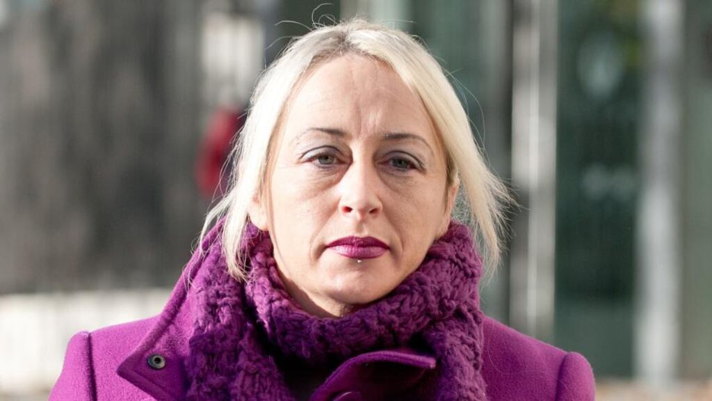 Gail O’Rorke leaving Dublin District Court today. Photograph: Collins Courts.