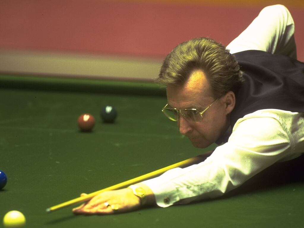 Former world snooker champion Terry Griffiths has died at age of 77. Photogfraph: Anton Want/Allsport