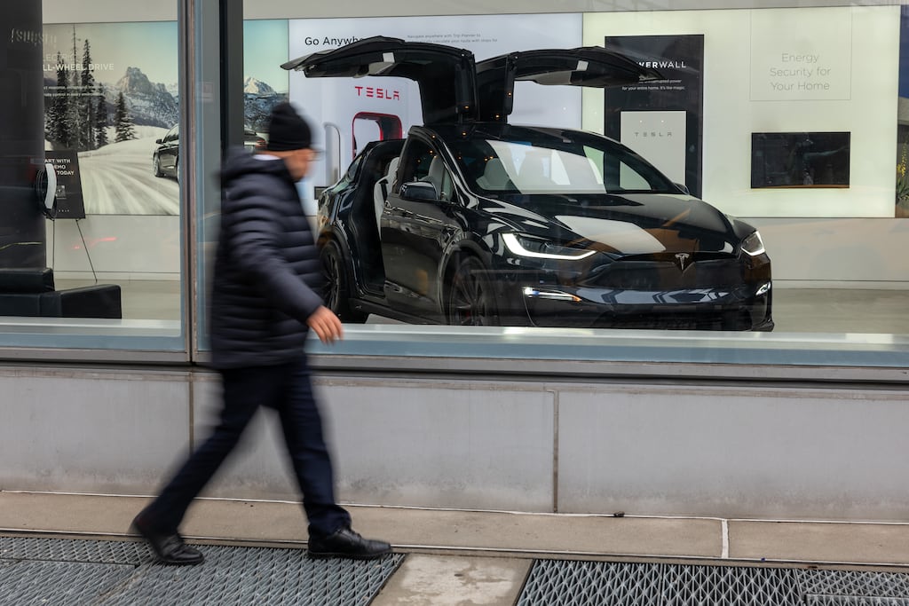 A decade ago you chose from a Nissan Leaf, a BMW i3 or a Tesla Model S – and that was about it. Photograph: Spencer Platt/Getty