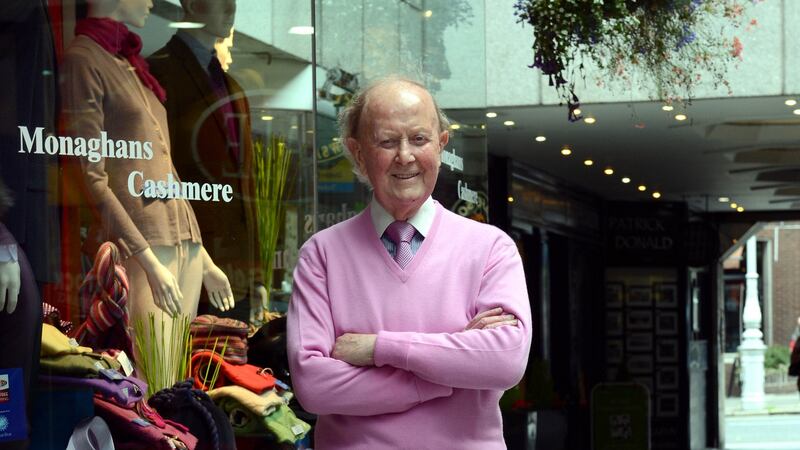 Tom Monaghan proprietor of Monaghan’s Cashmere. Photograph: Brenda Fitzsimons