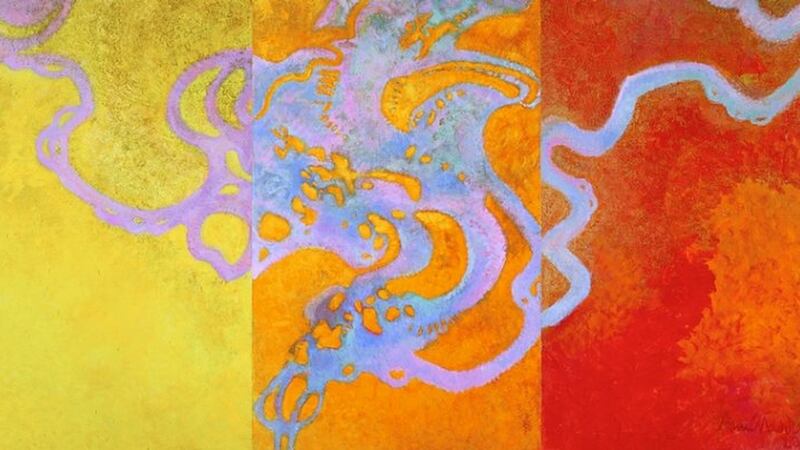 Anne Madden: ‘Ariadne’ (2016), from Colours of the Wind: Ariadne’s Thread at the Hugh Lane, Parnell Square, Dublin, until September 10th