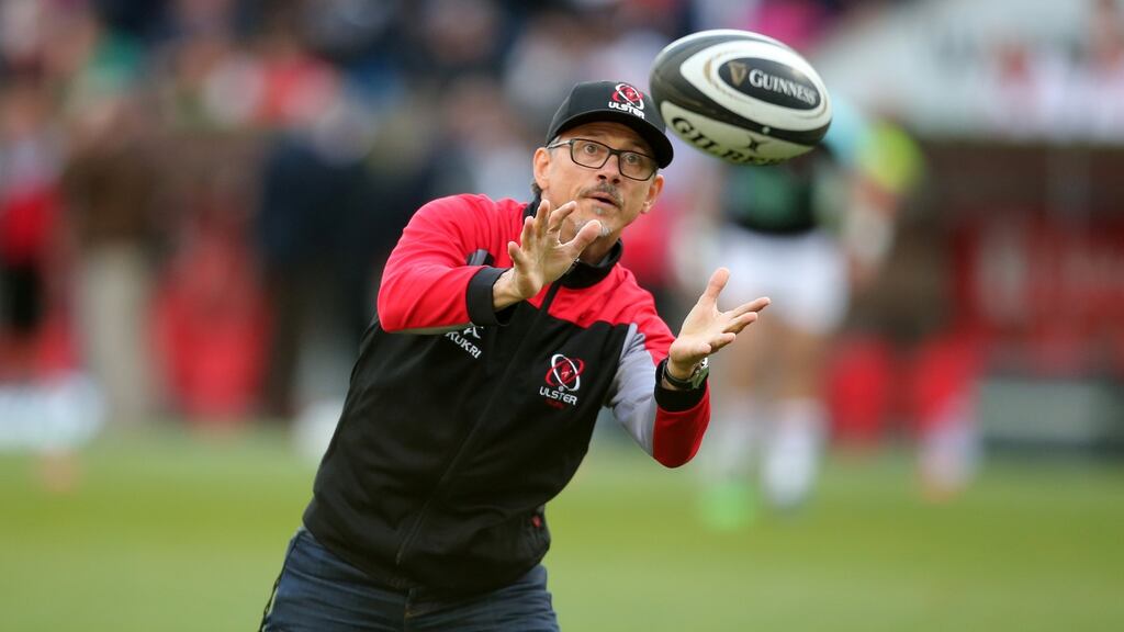 Les Kiss has made five  changes to his Ulster XV for Saturday’s trip to Italy. Photograph: Darren Kidd/Inpho