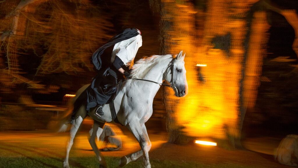 The Headless Horseman at the Spirits of Meath Halloween Festival. Photograph: Barry Cronin