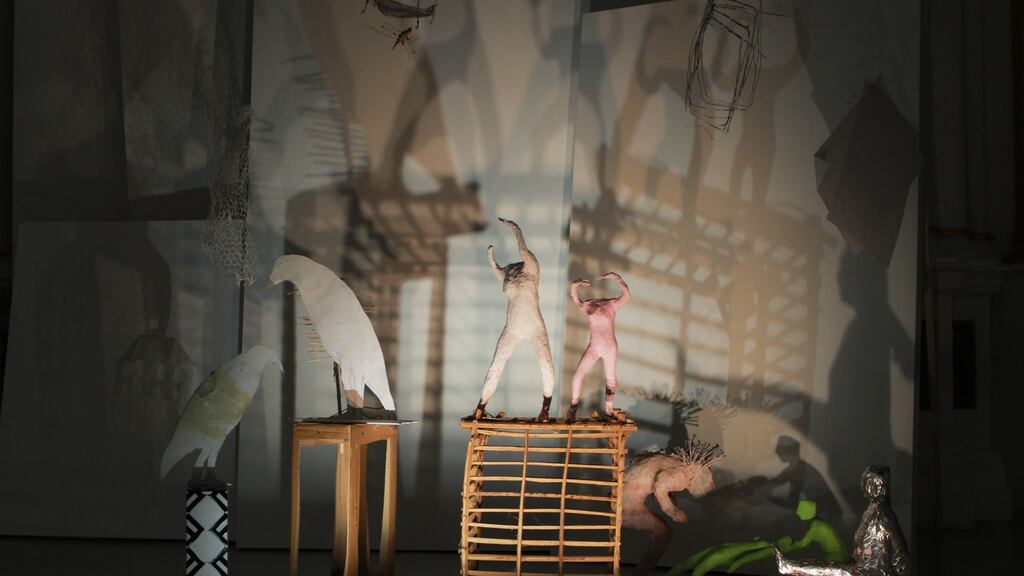 My Minds I , Exhibition by Janet Mullarney at Highlanes Gallery. Photograph: Jenny Matthews